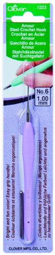 Clover Amour Steel Crochet Hook 0.60mm - 1.75mm