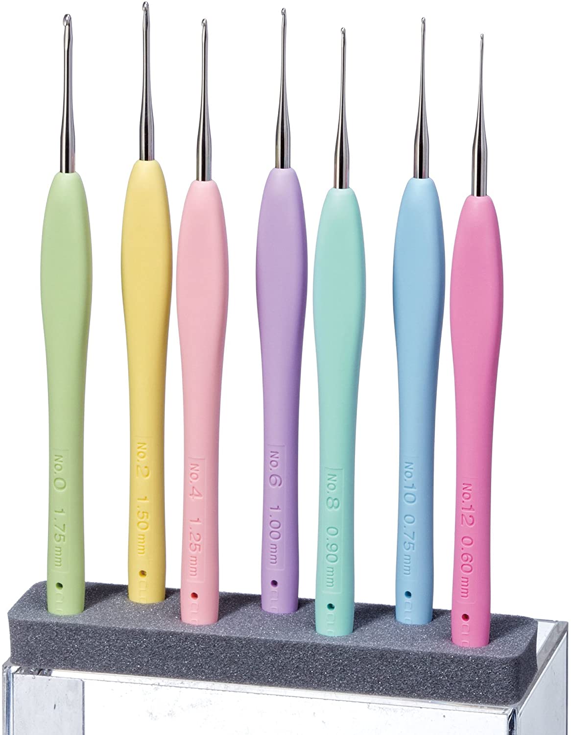 Clover Amour Steel Crochet Hook 0.60mm - 1.75mm