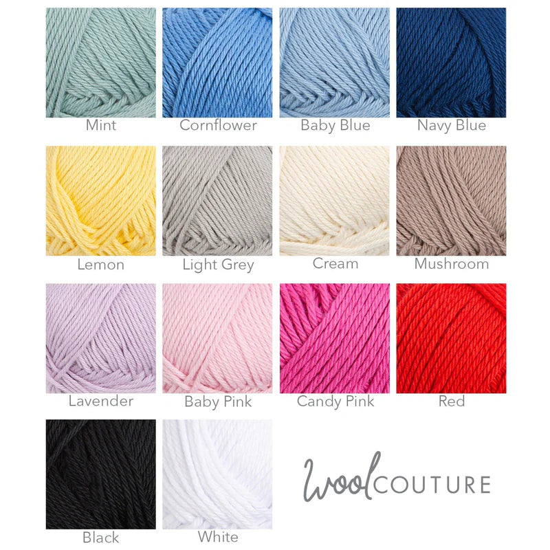 Wool Couture. Cotton Candy Yarn. Cotton Dk. 50g.