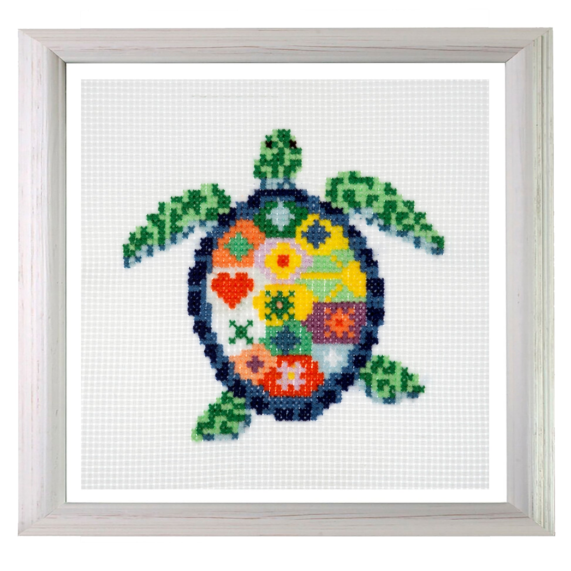 Trimits Mini Counted Cross Stitch Kit: Sea Turtle Trimits Mini Counted Cross Stitch Kit: Sea Turtle